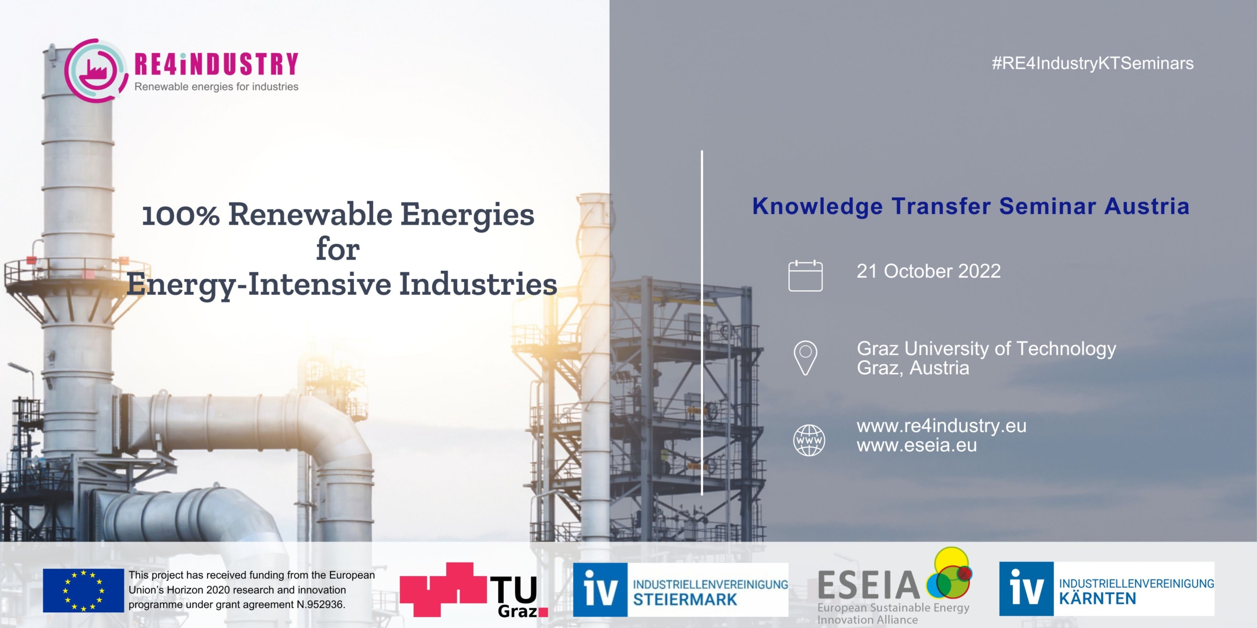 RE4Industry Knowledge Transfer Seminar Series: Save the Dates