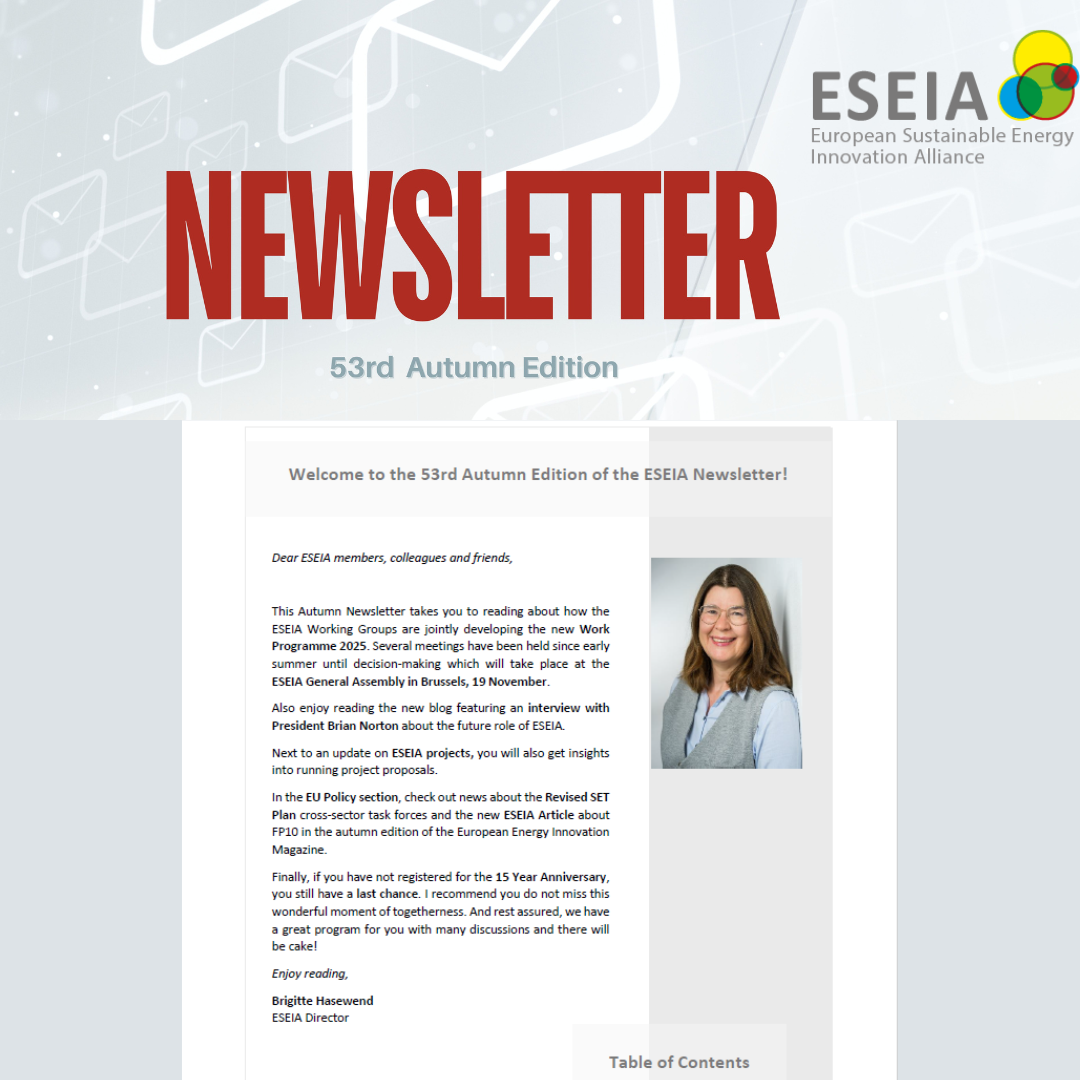 Launch of the ESEIA Autumn Newsletter – 53rd Edition