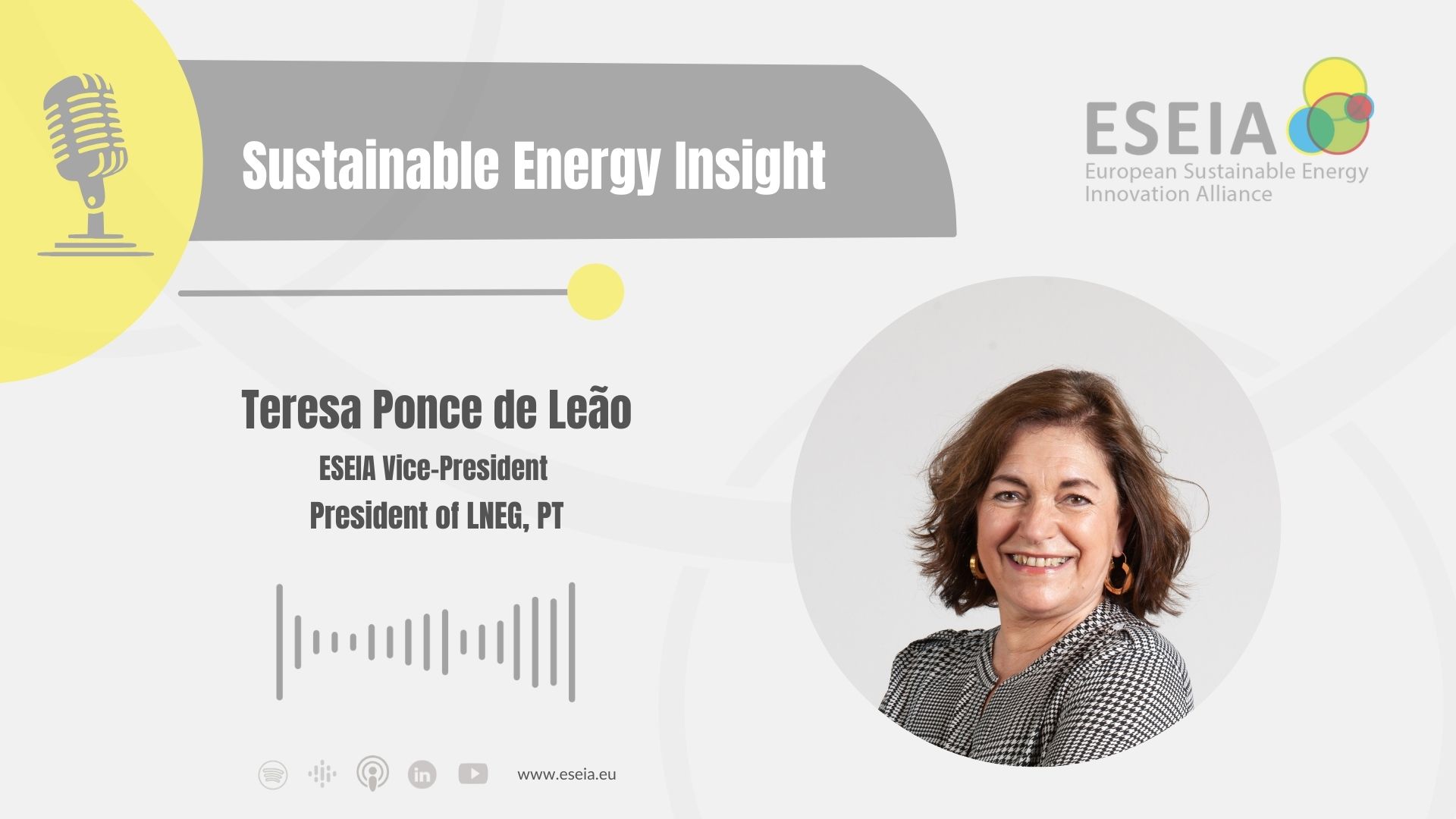 Introducing the ESEIA Sustainable Energy Insight Podcast