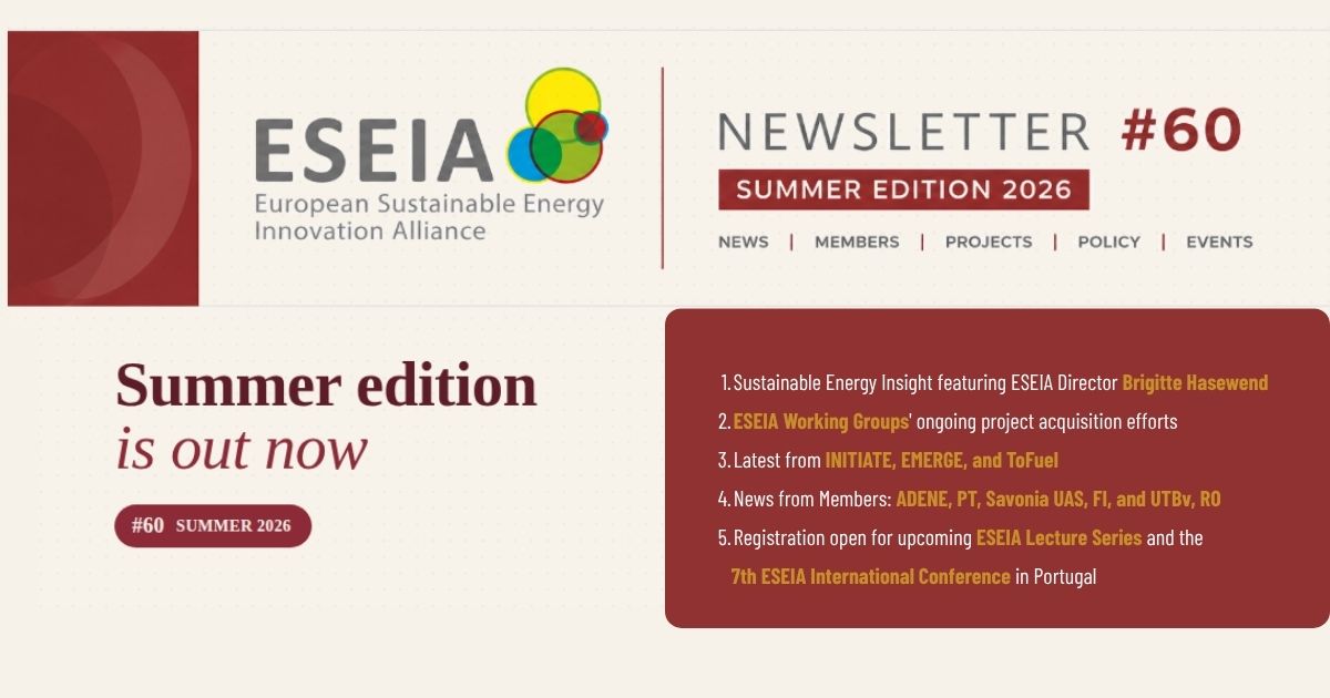 ESEIA Celebrates Its 60th Newsletter Edition